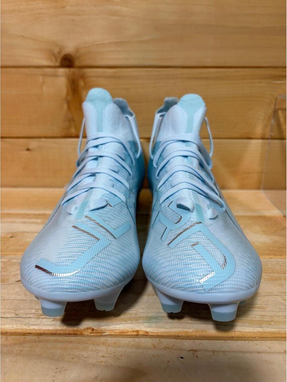 New Puma Ultra Match 5 FG AG Soccer Cleats White Blue Women's Size 8 108640-01 - Picture 3 of 6